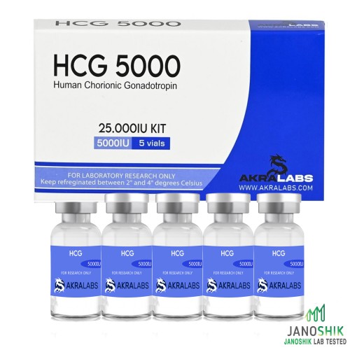 25.000 IU AKRALABS HCG (5 VIALS A 5000 IU)