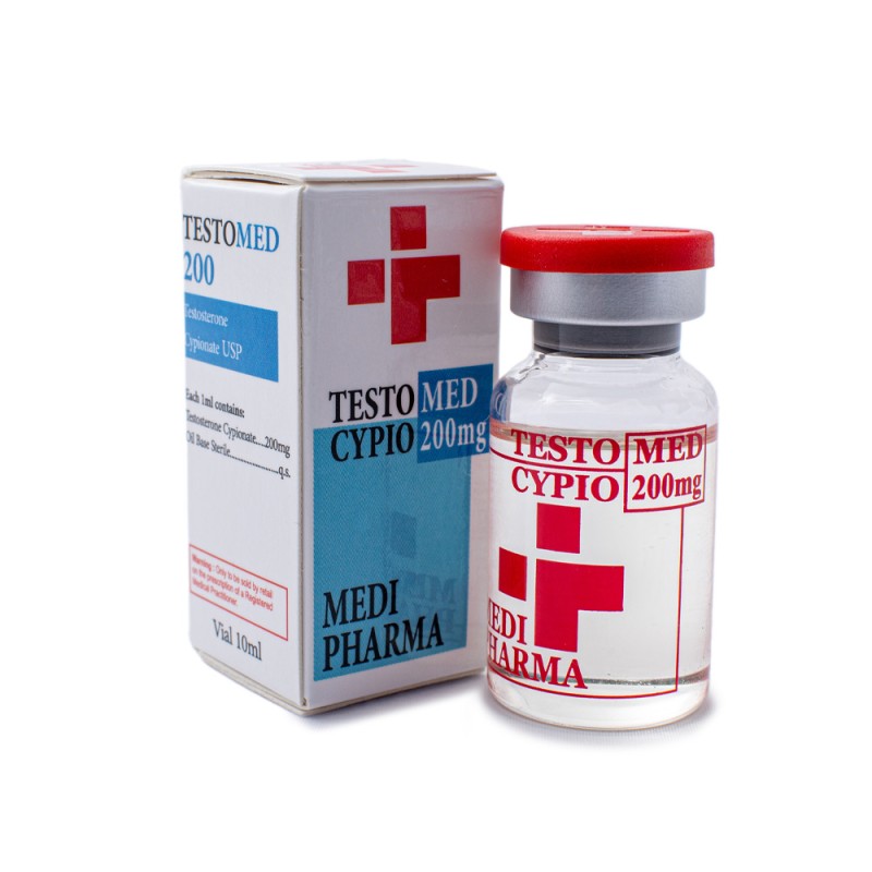 10x MEDI PHARMA TESTOMED CYPIO 200 (TESTOSTERONE CYPIONATE)