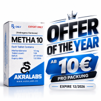AKRALABS METHA10 (DIANABOL) EXP- 12/2026