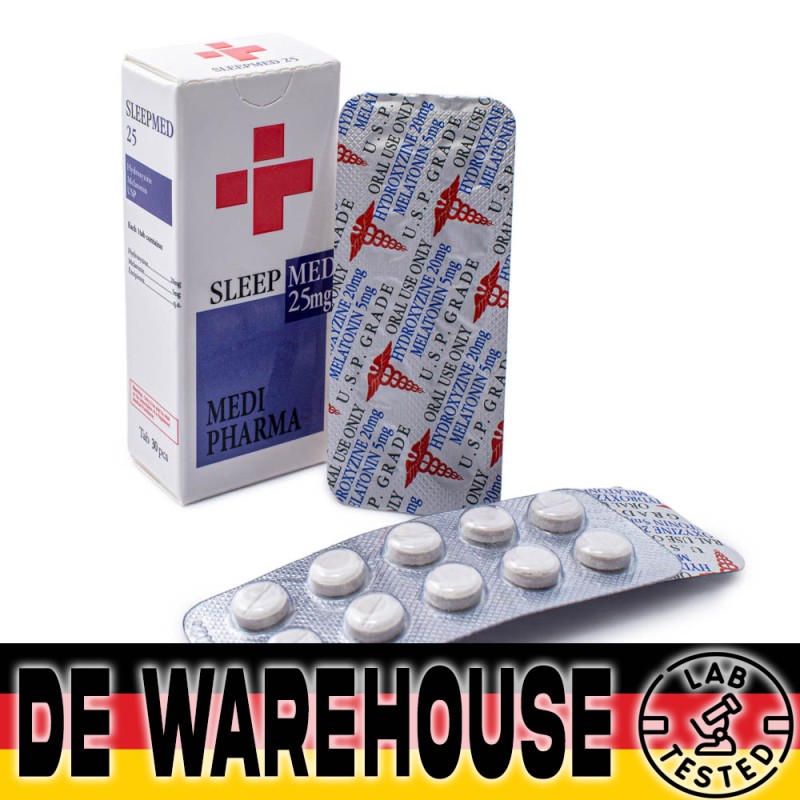MEDI PHARMA SLEEP MED 250 (HYDROXYZINE + MELATONIN)