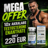 10x AKRALABS TESTOSTERONE ENANTHATE