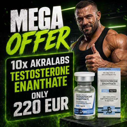 10x AKRALABS TESTOSTERONE ENANTHATE