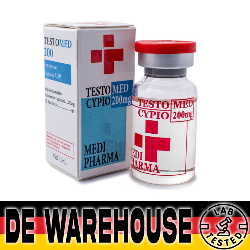 MEDI PHARMA TESTOMED CYPIO 200 (TESTOSTERONE CYPIONATE)